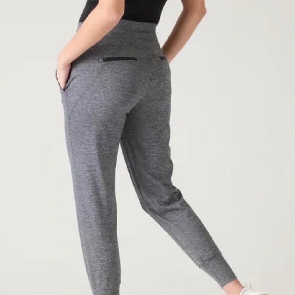 Athleta Venice Mid Rise Jogger Grey Heather